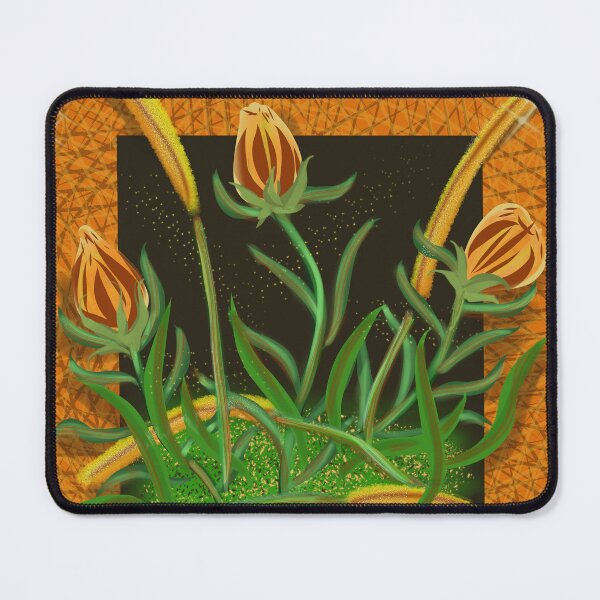 Item preview, Flowers in the Wall, Orange designed and sold by Nightflyer Art.