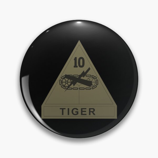 Item preview, Army - SSI - 10th Armored Division w Name Tape - Subdued X 300 designed and sold by Military Insignia Products.