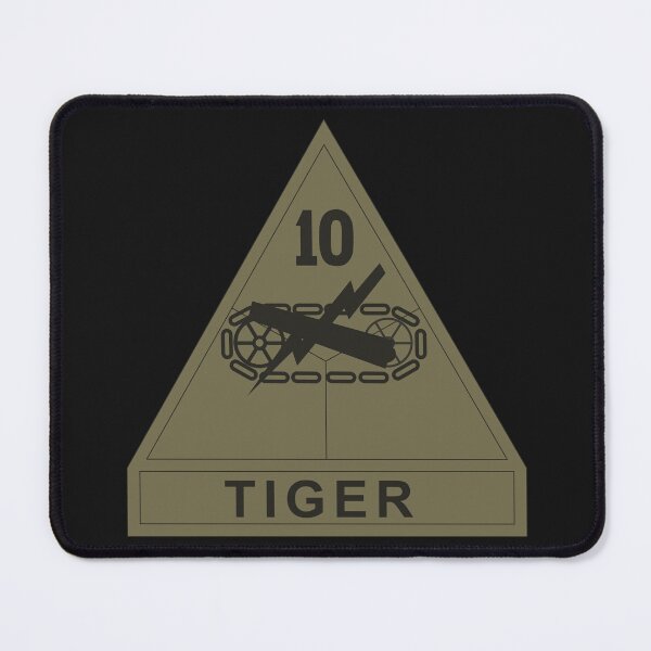 Item preview, Army - SSI - 10th Armored Division w Name Tape - Subdued X 300 designed and sold by Military Insignia Products.
