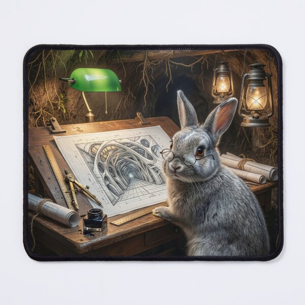 Item preview, Rabbit Architect Builds Warren designed and sold by Tridentulus.