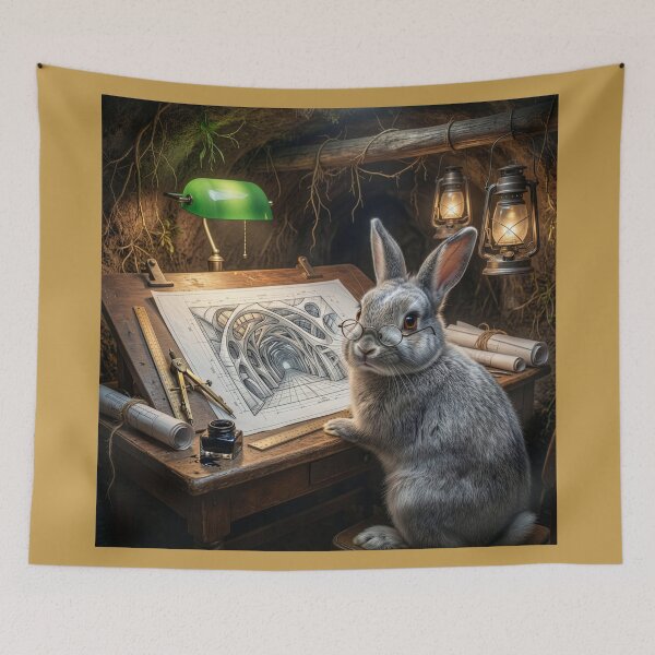 Item preview, Rabbit Architect Builds Warren designed and sold by Tridentulus.