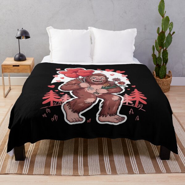 Item preview, Funny Bigfoot in Love Heart Happy Valentine's Day designed and sold by MizoX7.