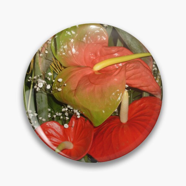 Item preview, Vibrant flowers with Anthuriums and Bird of Paradise designed and sold by AuraPixelshop.