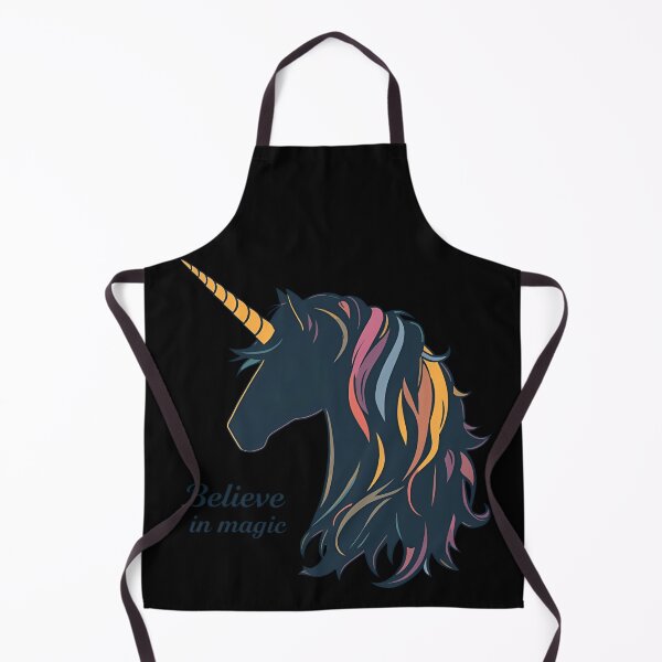 Item preview, Unicorn silhouette with rainbow. Believe in Magic 2 designed and sold by Neon G.