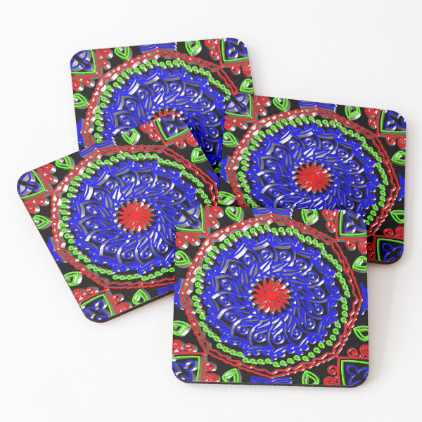 Item preview, "Mandala with Swirling Petals and Diamond Leaf Geometry" designed and sold by nighttime1990.