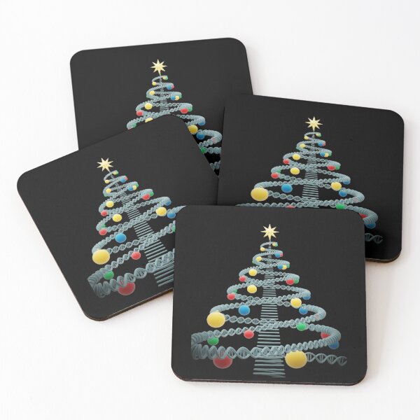 Item preview, DNA Helix Christmas Tree Scientist Biology Science Teacher designed and sold by angolinnArt.