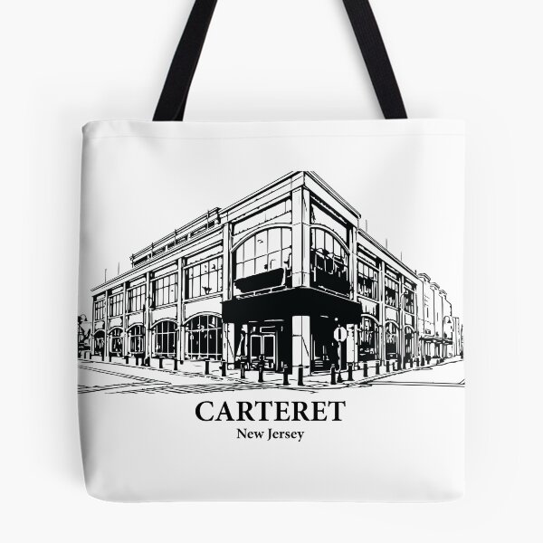 Item preview, Carteret NJ - Ink Cityscape Illustration designed and sold by Lakeric.