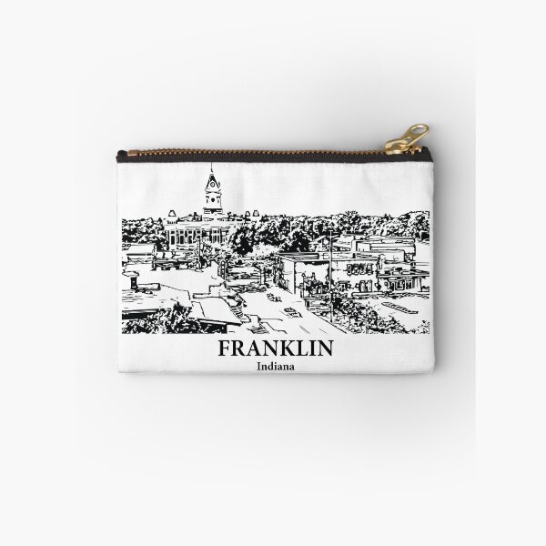 Item preview, Franklin IN - Ink Cityscape Illustration designed and sold by Lakeric.