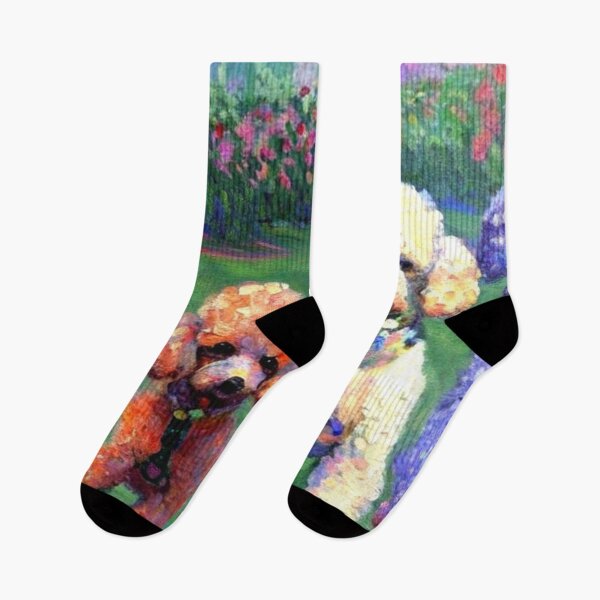Item preview, Playful Poodle Group Painting for Whimsical Dog Lovers designed and sold by WildStroke.