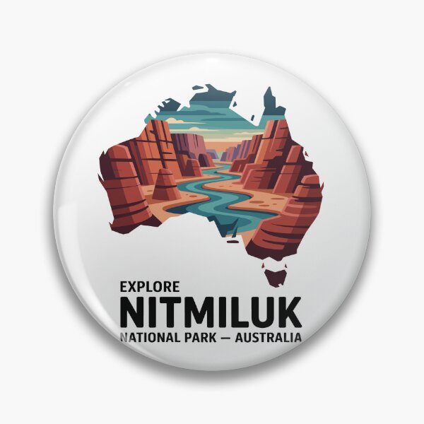 Item preview, Nitmiluk National Park Australia Map Adventure Travel designed and sold by JessArty ⭐⭐⭐⭐⭐.