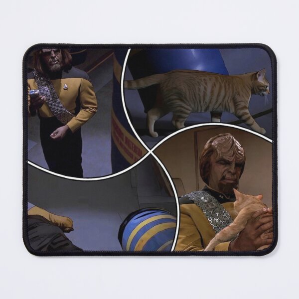 Item preview, Bad Kitty: Spot vs Worf designed and sold by Kelvinstimeline.