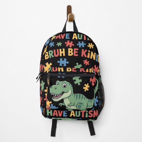 Item preview, Autism Dinosaur Bruh Be Kind I Have Autism Awareness designed and sold by tiemacopaxer.