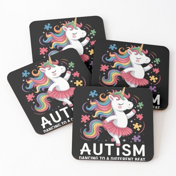 Item preview, Autism Dancing to Be A Different Beat Unicorn designed and sold by tiemacopaxer.