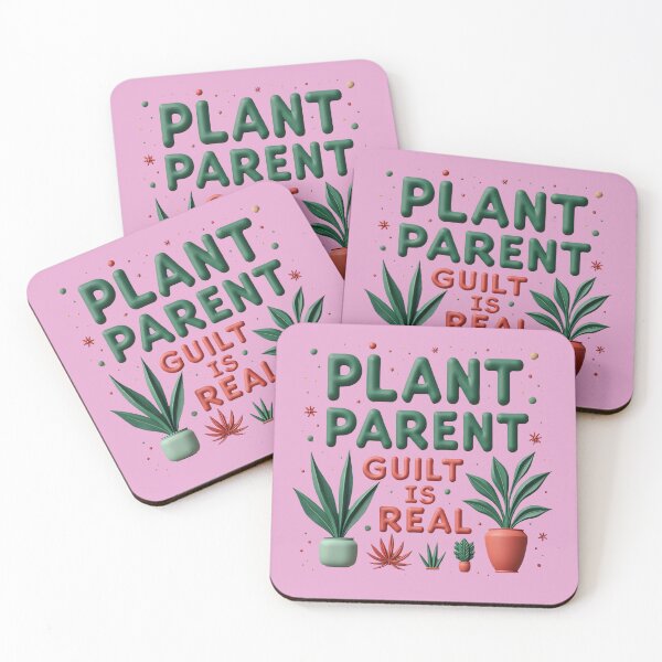 Item preview, Plant Parent Guilt is Real - Funny Retro Botanical Design for Plant Lovers designed and sold by Vajid Designs .