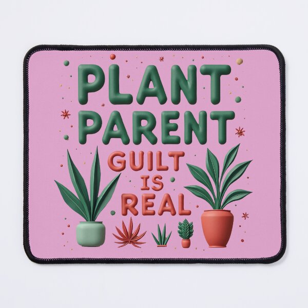 Item preview, Plant Parent Guilt is Real - Funny Retro Botanical Design for Plant Lovers designed and sold by Vajid Designs .