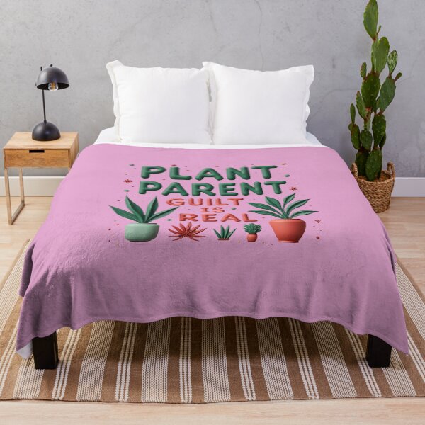 Item preview, Plant Parent Guilt is Real - Funny Retro Botanical Design for Plant Lovers designed and sold by Vajid Designs .