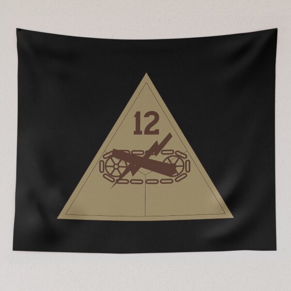 Item preview, Army - SSI - 12th Armored Division - Subdued Desert X 300 designed and sold by Military Insignia Products.