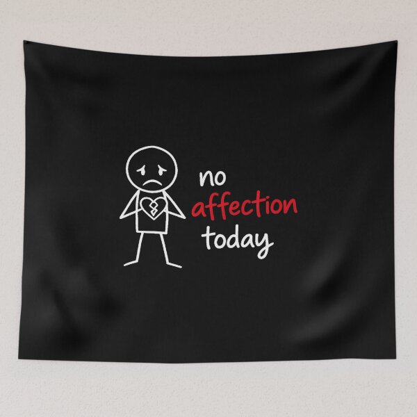 Item preview, No Affection Today Funny Introvert designed and sold by DemureArtsy.