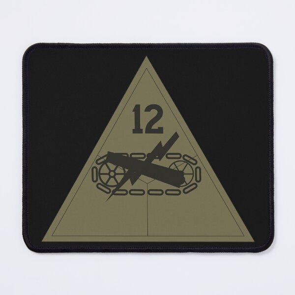 Item preview, Army - SSI - 12th Armored Division - Subdued X 300 designed and sold by Military Insignia Products.