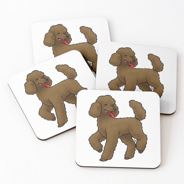 Item preview, Dog - Standard Poodle - Lamb Chocolate designed and sold by Jennifer Stolzer.