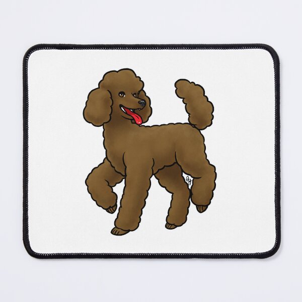Item preview, Dog - Standard Poodle - Lamb Chocolate designed and sold by Jennifer Stolzer.
