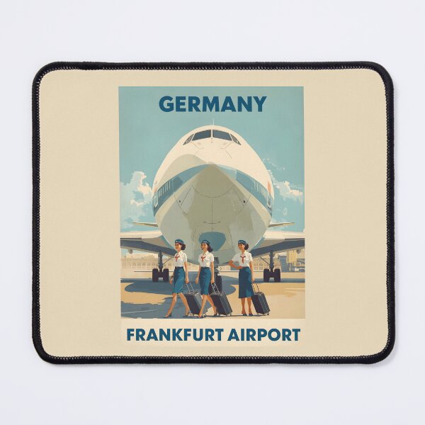 Item preview, A Vintage Travel Illustration of Frankfurt - Germany  designed and sold by GoodOldVintage.