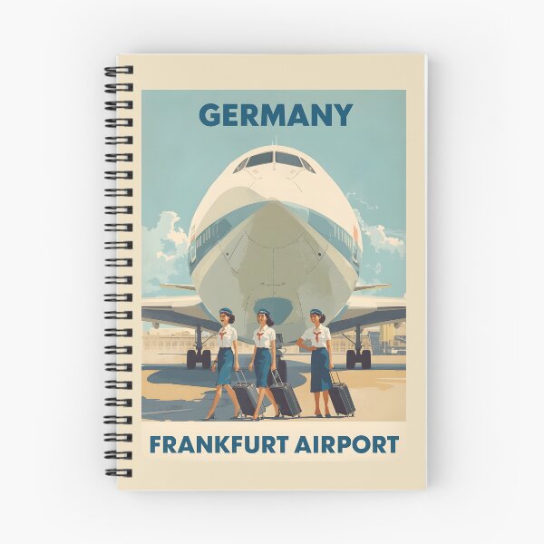 Item preview, A Vintage Travel Illustration of Frankfurt - Germany  designed and sold by GoodOldVintage.