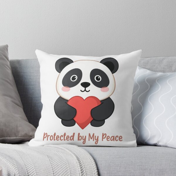Item preview, Protected by My Peace Cute Panda Self Love Design designed and sold by Shanker-studio.