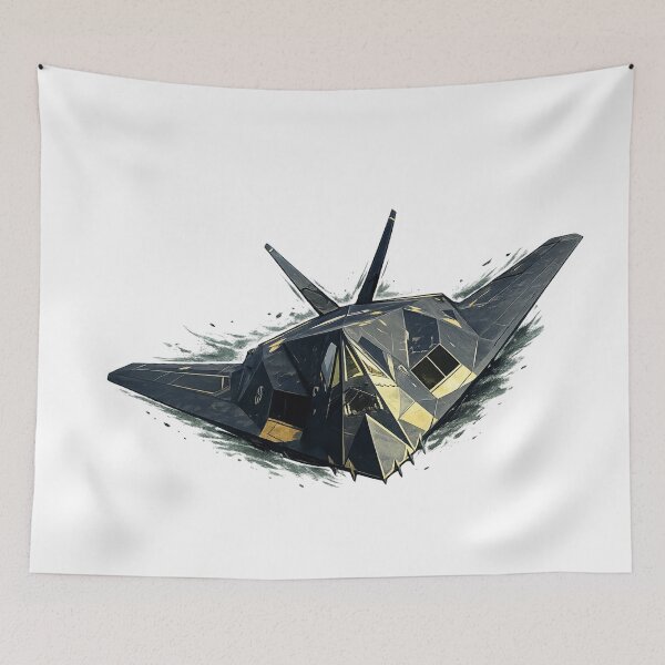 Item preview, F-117 Nighthawk Stealth Aircraft Illustration designed and sold by Combat Skies.
