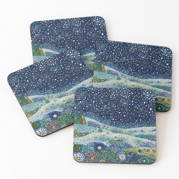 Item preview, Snowy Winter Landscape Floral designed and sold by Neika Shimm Designs.