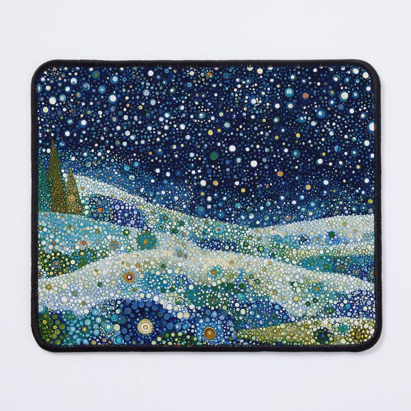 Item preview, Snowy Winter Landscape Floral designed and sold by Neika Shimm Designs.