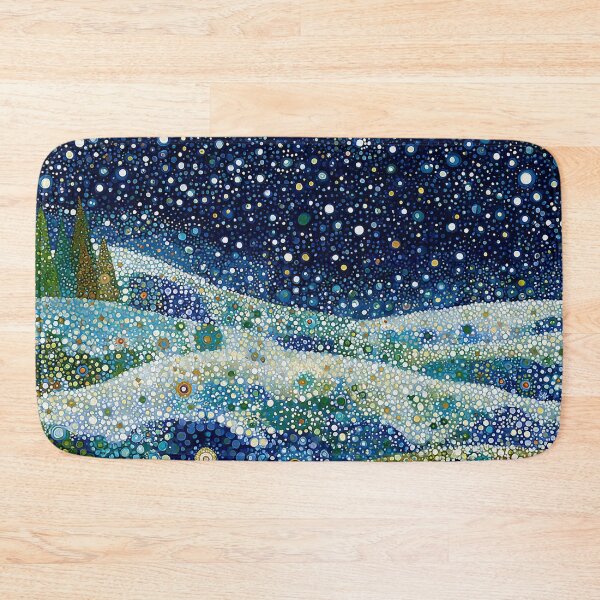 Item preview, Snowy Winter Landscape Floral designed and sold by Neika Shimm Designs.