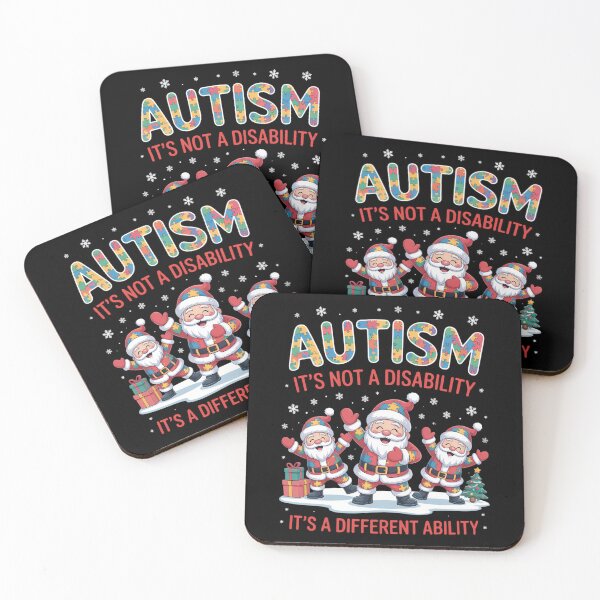 Item preview, Autism It_s Not A Disability Dabbing Santa Christmas Autism designed and sold by lilensgavadur.