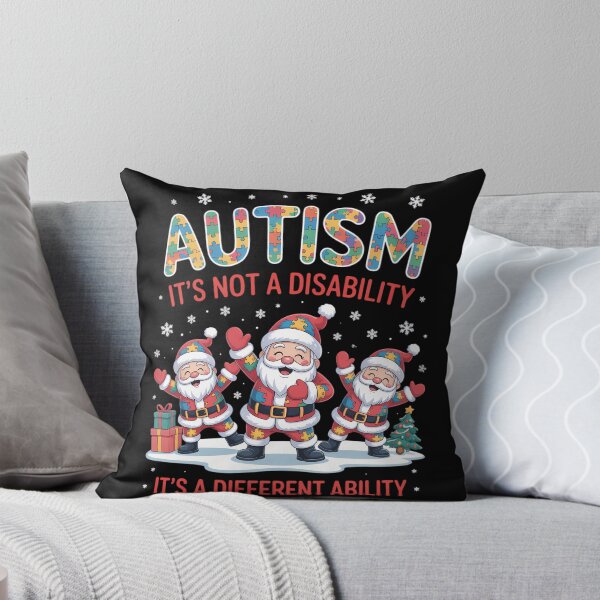 Item preview, Autism It_s Not A Disability Dabbing Santa Christmas Autism designed and sold by lilensgavadur.