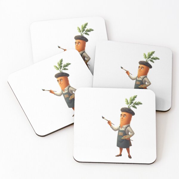 Item preview, Creative Carrot Artist - Whimsical Painter Illustration designed and sold by ToonyTeez.