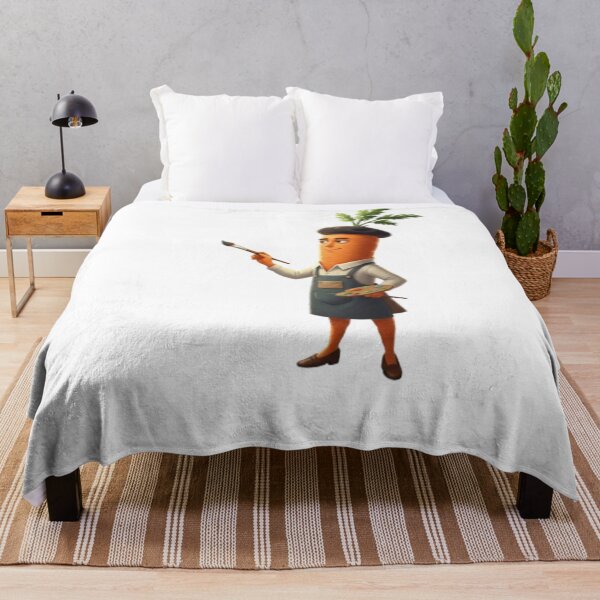 Item preview, Creative Carrot Artist - Whimsical Painter Illustration designed and sold by ToonyTeez.