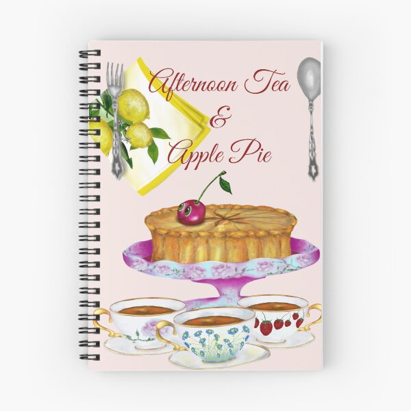 Item preview, Tea and delicious Apple Pie with a cherry on top! designed and sold by Erika Castricum.