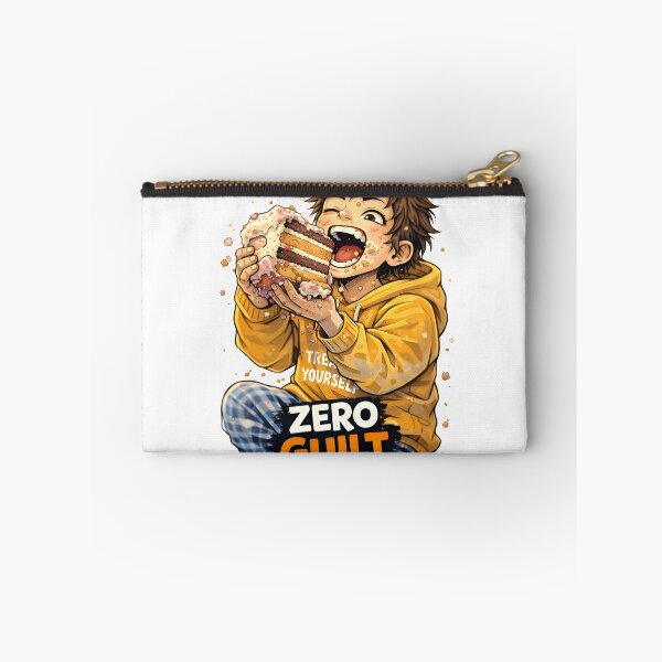 Item preview, ZERO GUILT – Happy Chaos Cake Lover Illustration designed and sold by Snackwear Apparel.