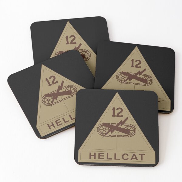 Item preview, Army - SSI - 12th Armored Division w Name Tape - Subdued Desert X 300 designed and sold by Military Insignia Products.