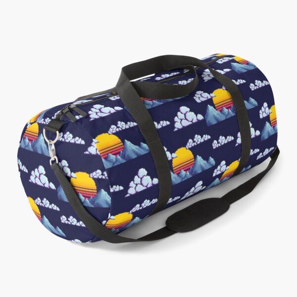Item preview, Pixel Art Sunset Over Mountains – Retro 8-Bit Landscape Aesthetic Design designed and sold by ROHITJIDEGINER.