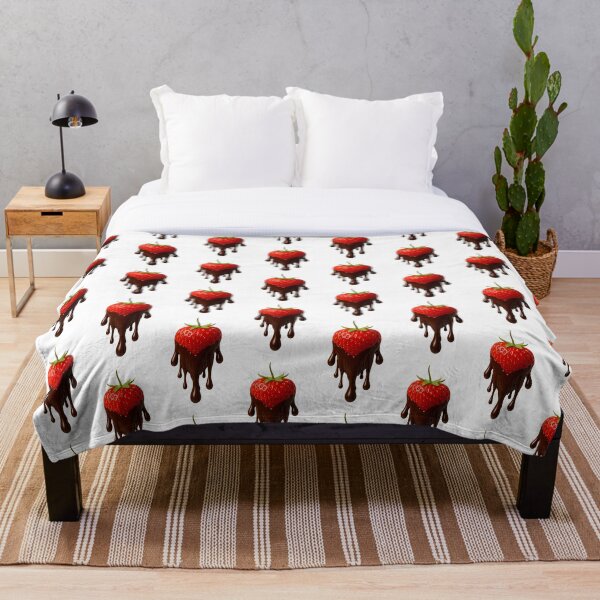 Aperçu de l'œuvre Fraise enrobée de chocolat fondu créée et vendue par ARTGENERATESART.