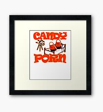 Candy porn popcorn porn cinema Framed Print