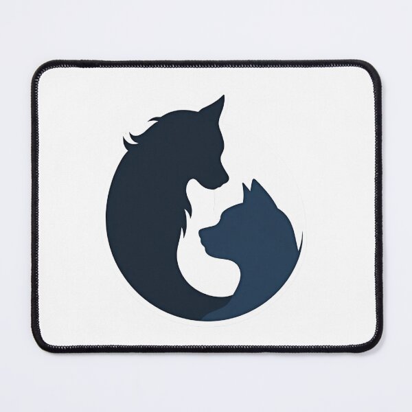 Item preview, Dog and Cat Yin Yang Harmony designed and sold by PMTaurus.
