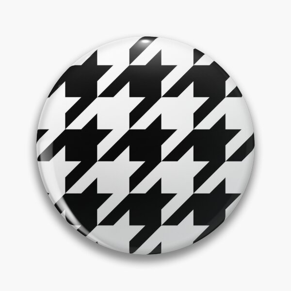 Item preview, Classic Houndstooth Pattern – Black and White Fashion Design designed and sold by Omefis.