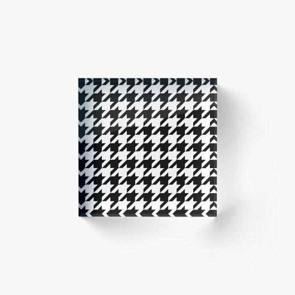 Item preview, Classic Houndstooth Pattern – Black and White Fashion Design designed and sold by Omefis.