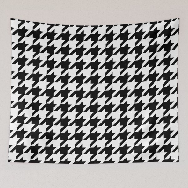 Item preview, Classic Houndstooth Pattern – Black and White Fashion Design designed and sold by Omefis.
