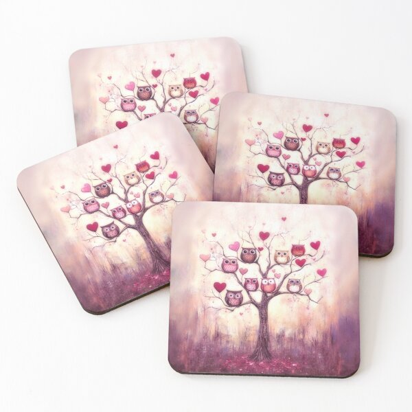 Item preview, Owl Heart Tree designed and sold by Dawne's Designs.
