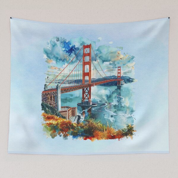 Item preview, Golden Gate Bridge — California Icon designed and sold by MysticOzzy.