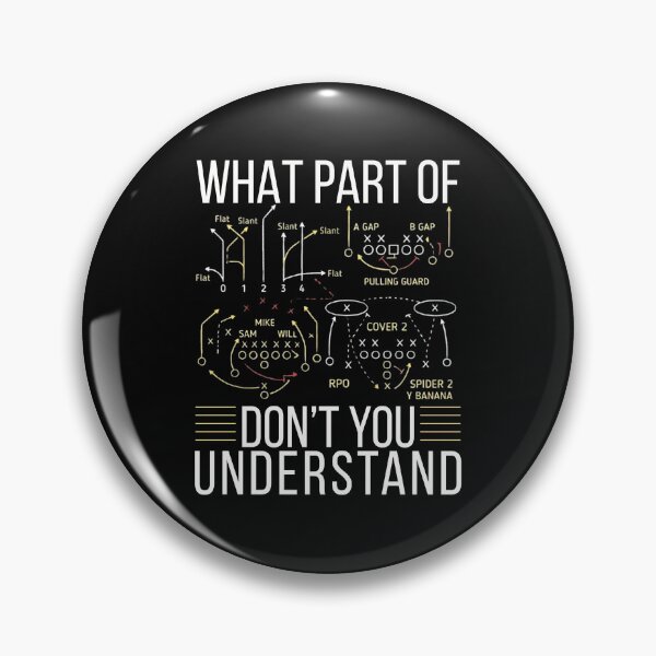 Item preview, Funny Football Coach Art What Part of Don't You Understand designed and sold by MTJ-Mushrooms.