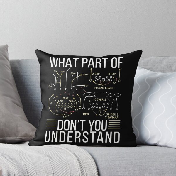 Item preview, Funny Football Coach Art What Part of Don't You Understand designed and sold by MTJ-Mushrooms.